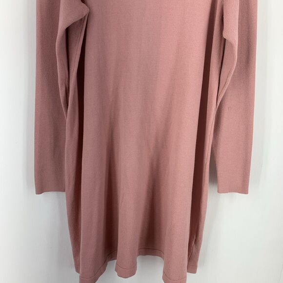 AGB Womens XL‎ Sweater Dress Turtleneck Feminine Preppy Cottagecore Trad Winter - Picture 2 of 9